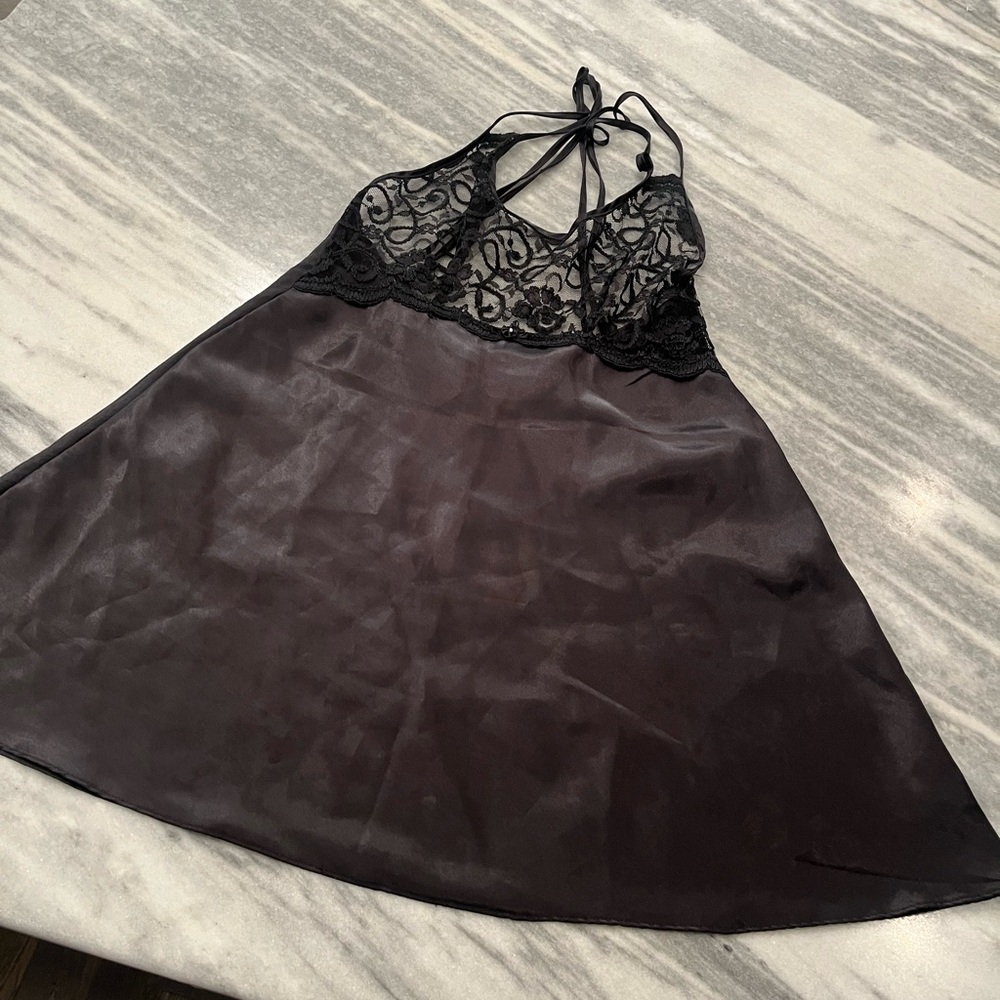 Vintage Silk and Satin little bitty nothing size medium chemise nighty sexy